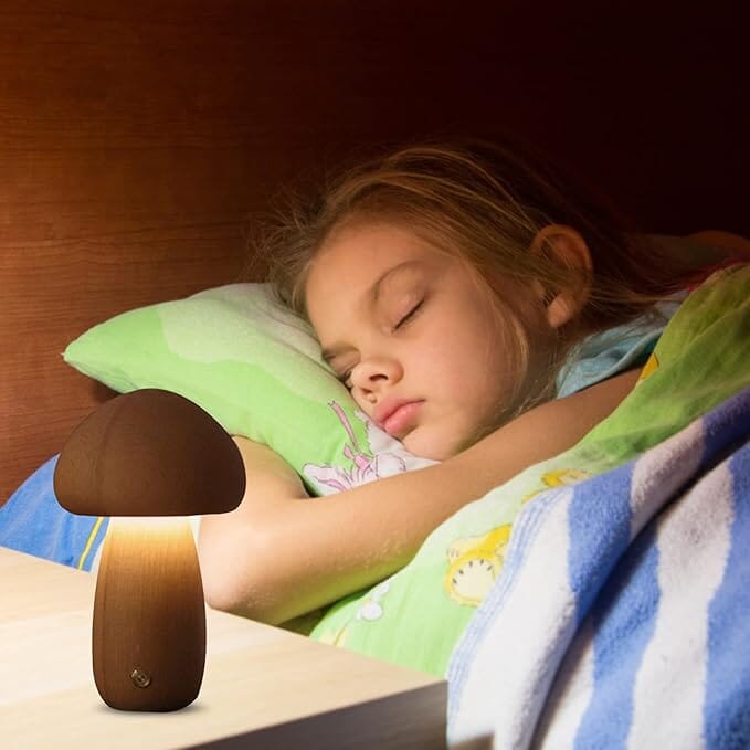 Lampe de Table - MushroomsNightLight™ - Marron Foncé 1 - Domisens