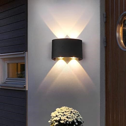 Applique Murale Led - BrillWall™ - 4W Noir - Domisens