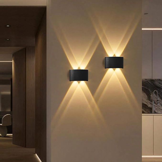 Applique Murale Led - BrillWall™ - 4W Noir - Domisens