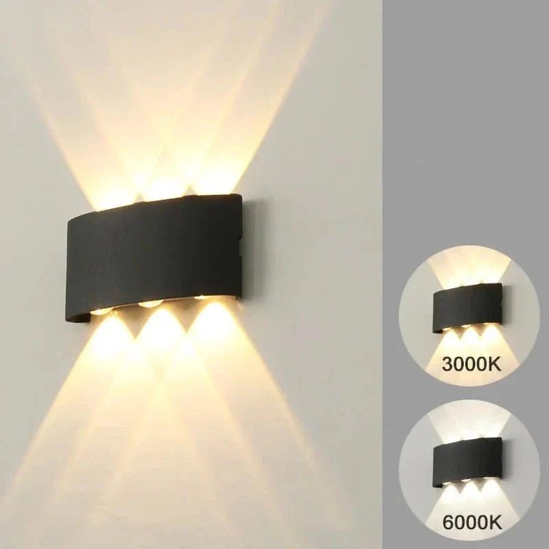 Applique Murale Led - BrillWall™ - 6W Noir - Domisens