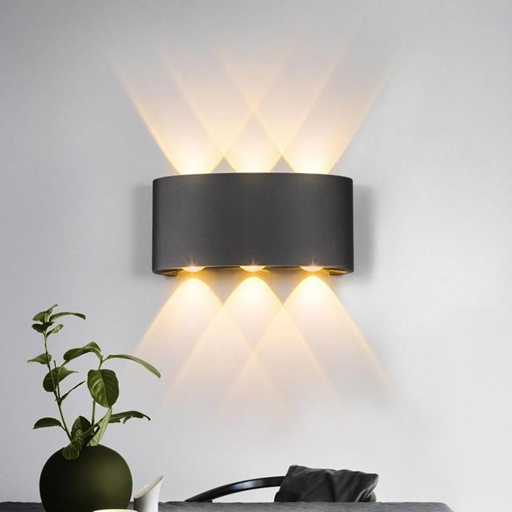 Applique Murale Led - BrillWall™ - 6W Noir - Domisens