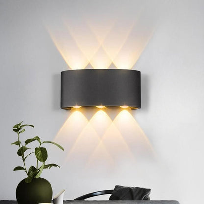 Applique Murale Led - BrillWall™ - 6W Noir - Domisens