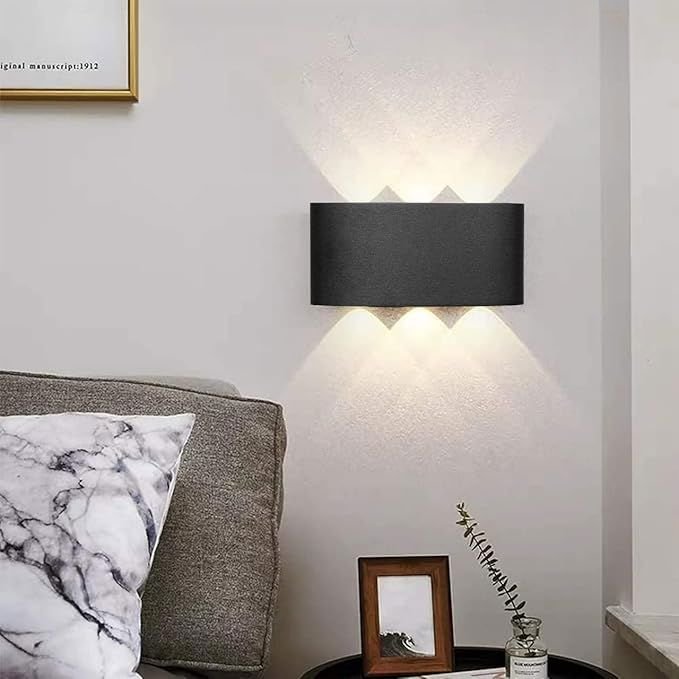 Applique Murale Led - BrillWall™ - 6W Noir - Domisens