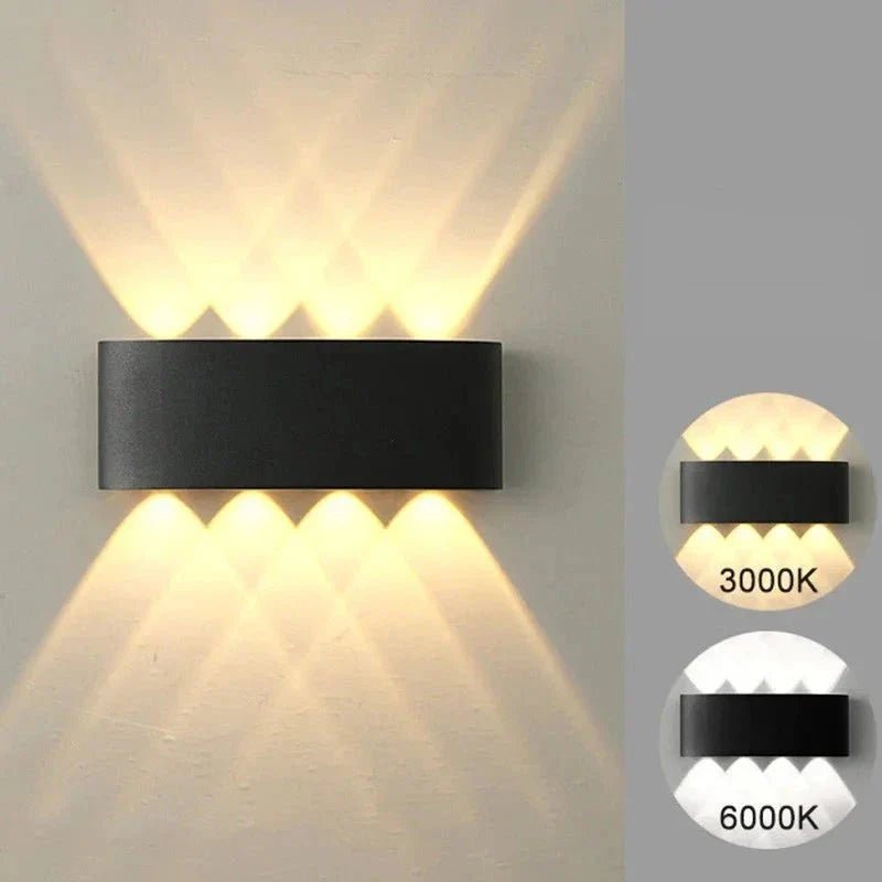 Applique Murale Led - BrillWall™ - 8W Noir - Domisens