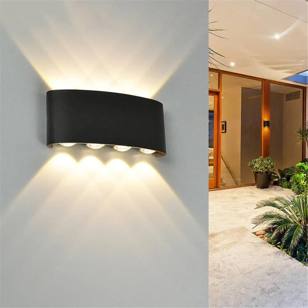 Applique Murale Led - BrillWall™ - 8W Noir - Domisens