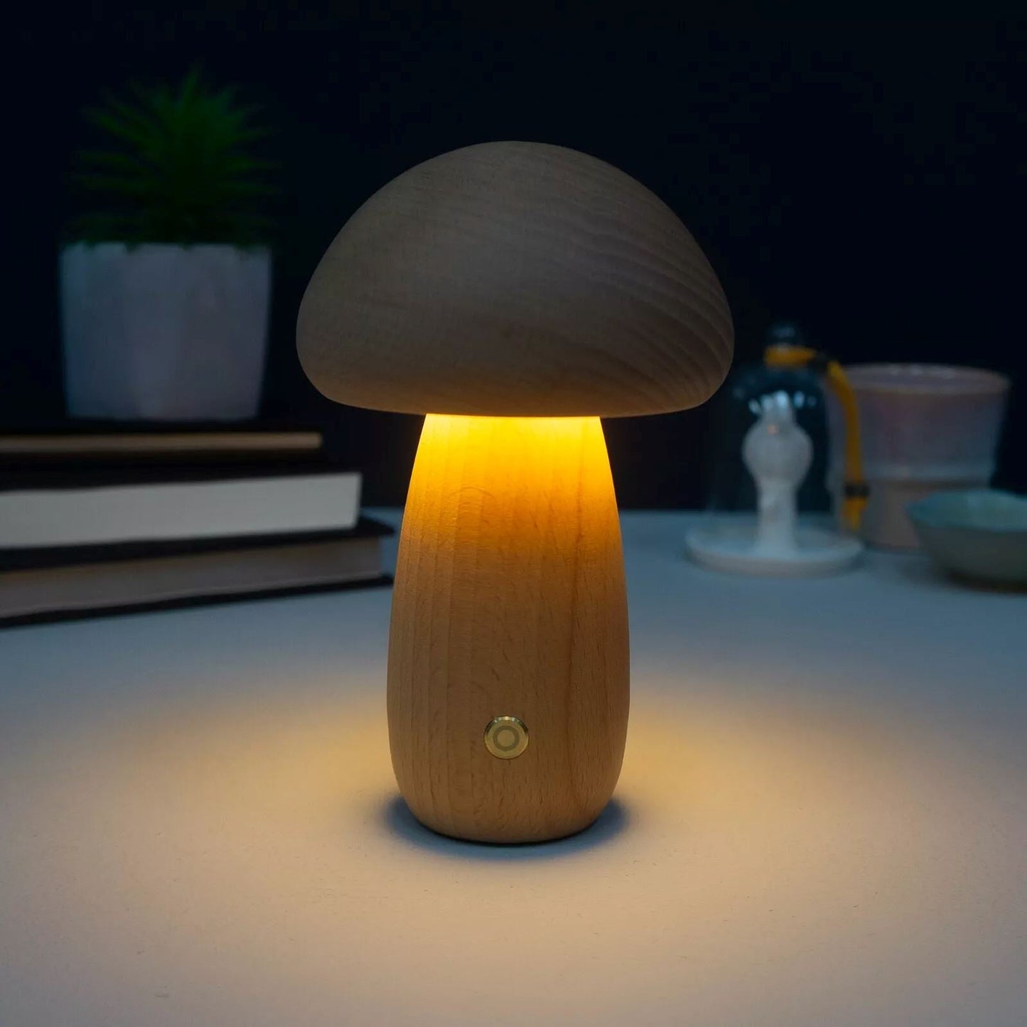 Lampe de Table - MushroomsNightLight™ - Marron Clair 2 - Domisens