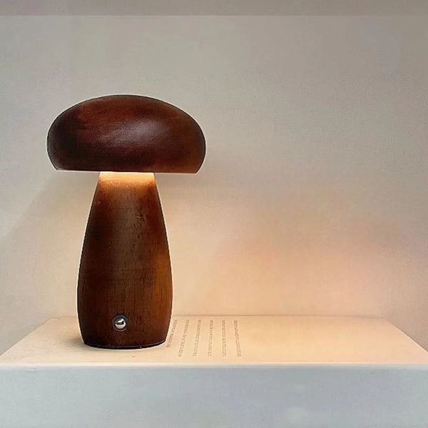 Lampe de Table - MushroomsNightLight™ - Marron Foncé 1 - Domisens