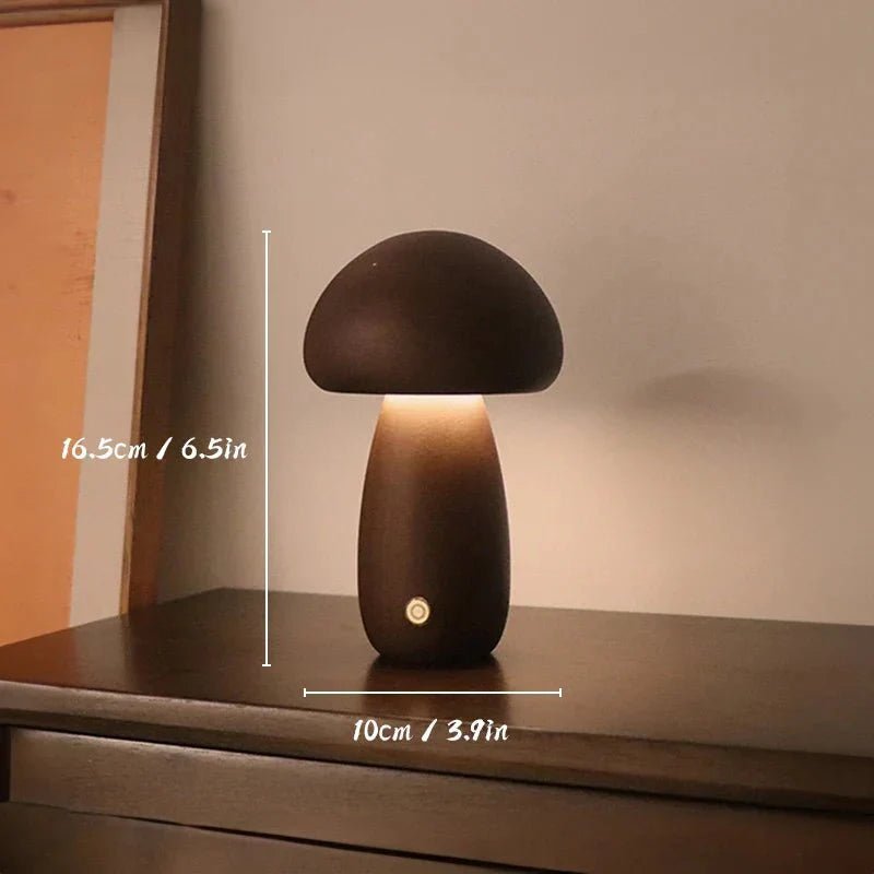 Lampe de Table - MushroomsNightLight™ - Marron Foncé 1 - Domisens