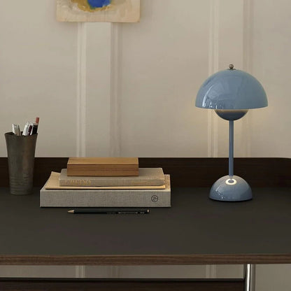 Lampe de Table Rechargeable - BrightEase™ - Bleu - Domisens