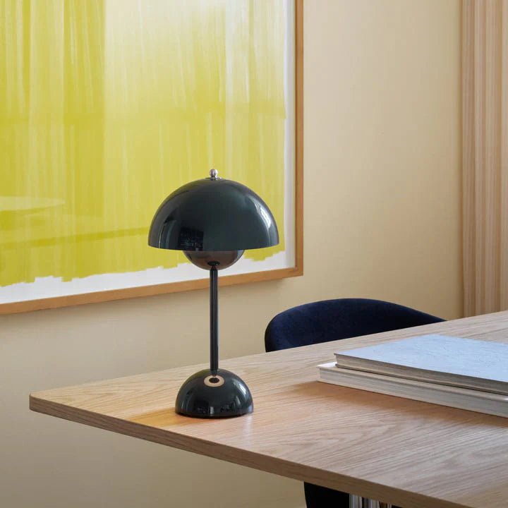 Lampe de Table Rechargeable - BrightEase™ - Noir - Domisens