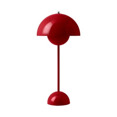 Lampe de Table Rechargeable - BrightEase™ - Rouge Vin - Domisens